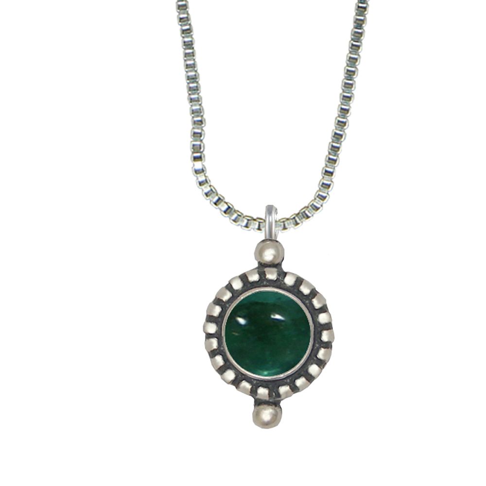 Sterling Silver Little Fluorite Pendant Necklace
